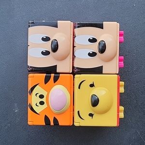 Disney Takara Cubes 4 Mickey Minnie Tigger Pooh